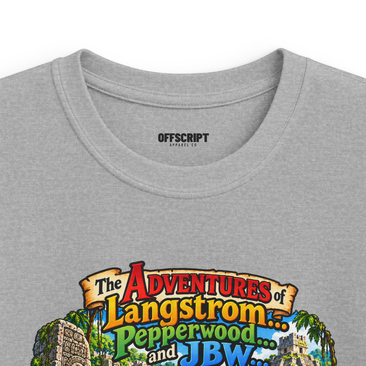 Kids Adventure T‑Shirt — "The Adventures of Langstrom & Pepperwood" Cartoon Tee