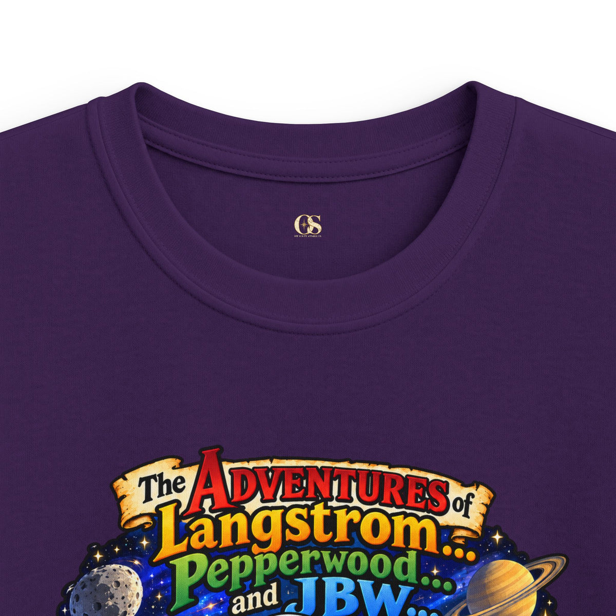 Kids Space Adventure Tee — 'The Adventures of Langstron, Pepperwood & JBW' Rocket Shirt