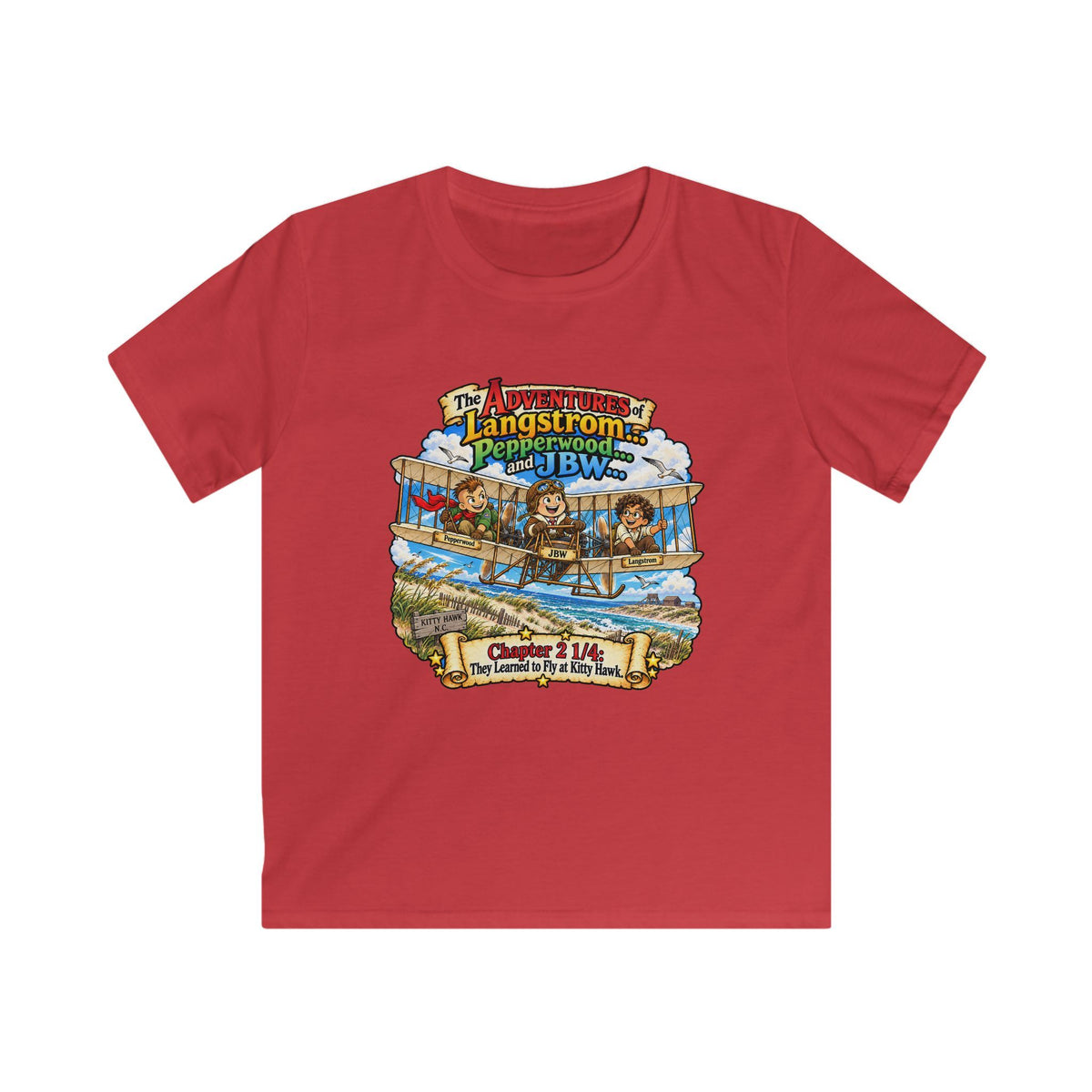 Kids Adventure Tee — Langstrom's Pepperwood J.B.W.S. Vintage Nature Graphic