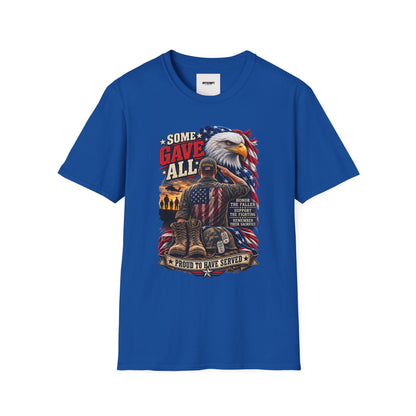 Some Gave All Eagle T-Shirt — Veteran Memorial Patriot Tee