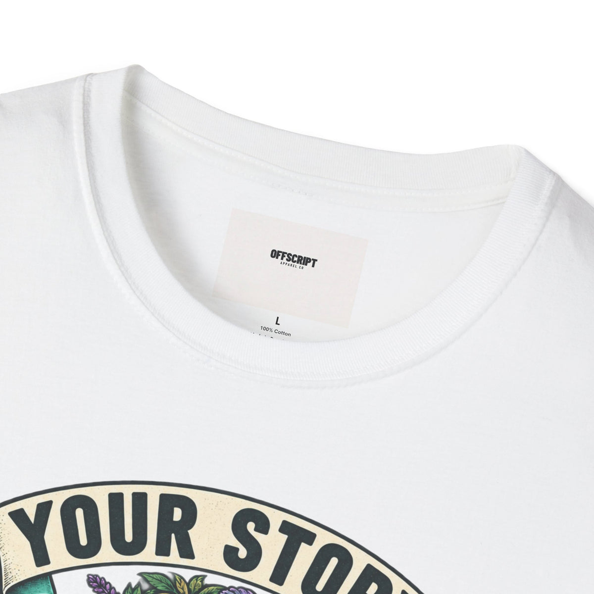 'Your Story Isn't Over' Floral T-Shirt — Inspirational Mental Health Tee