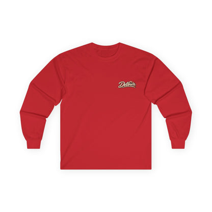Detour Classic Car Long Sleeve Tee – 'Take The Long Way' Vintage Hot Rod Shirt