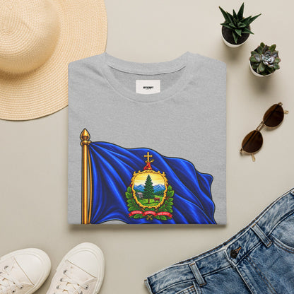 Vermont State Flag T‑Shirt — 'Freedom and Unity' Emblem Tee
