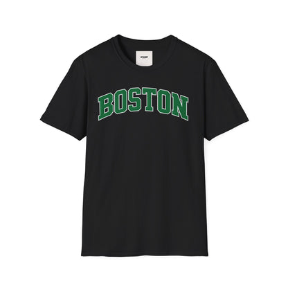 Boston Arch Logo T‑Shirt — Classic College Campus Tee