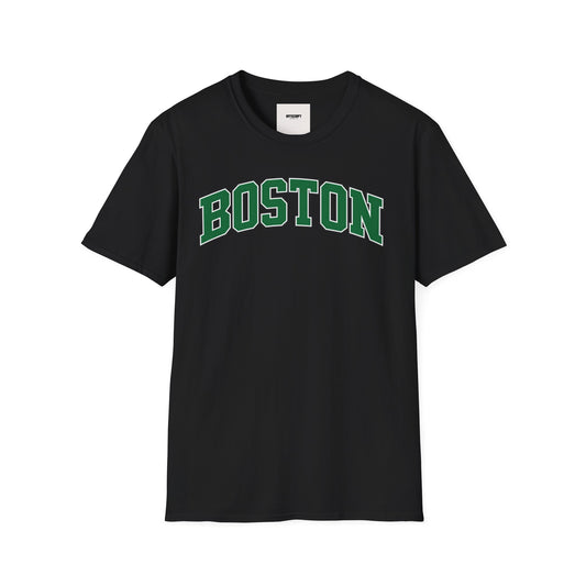 Boston Arch Logo T‑Shirt — Classic College Campus Tee
