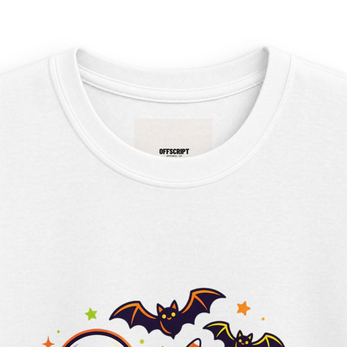 Kids Halloween Tee - Cute Ghost, Jack-O'-Lantern & Black Cat Shirt for Children