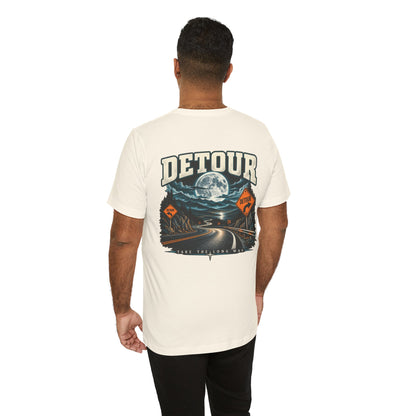 Detour Take the Long Way Road Trip Graphic T-Shirt