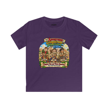 Kids Adventure T‑Shirt — "The Adventures of Langstrom & Pepperwood" Fantasy Design