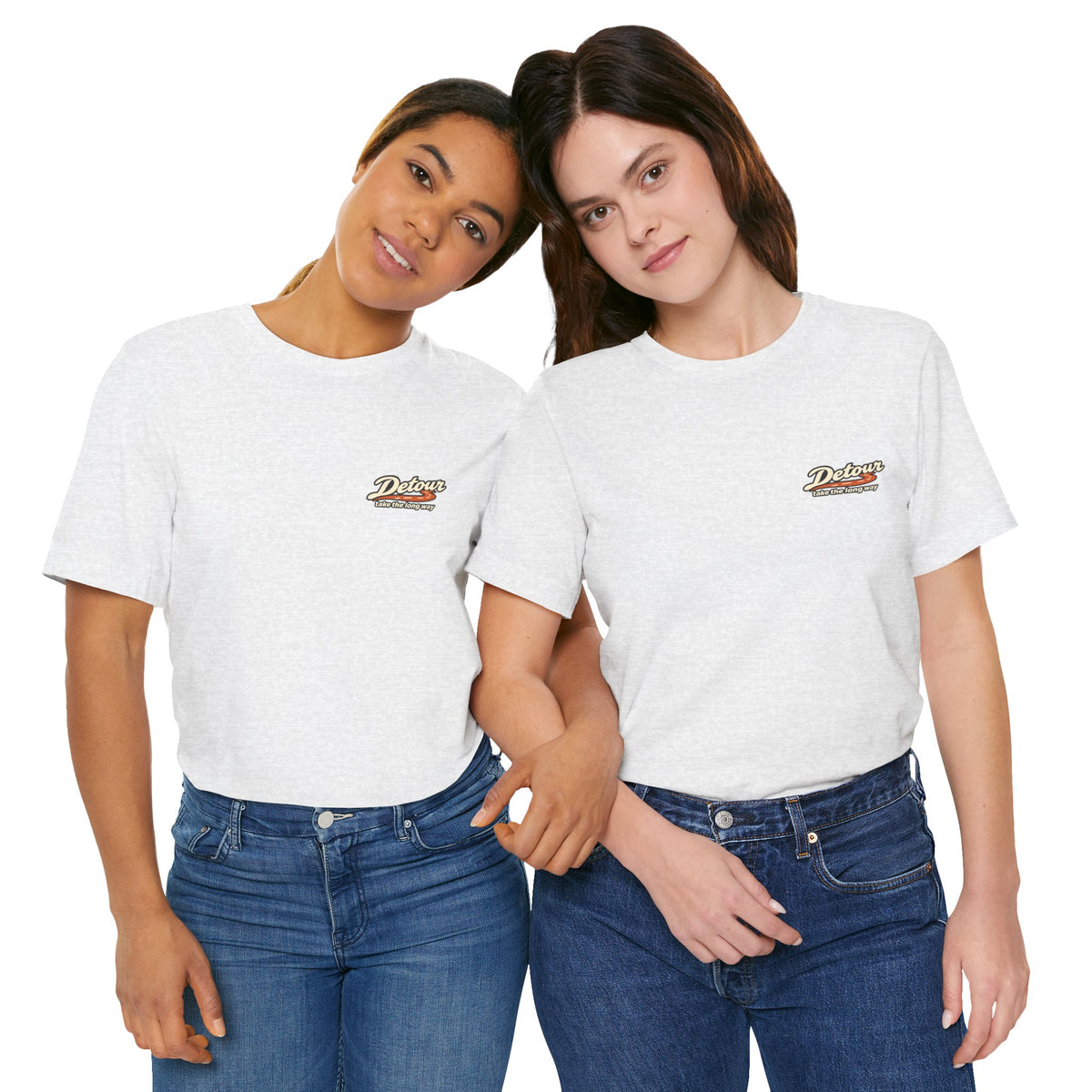 Detour Take the Long Way Road Trip Graphic T-Shirt