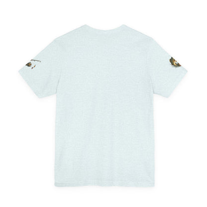 Sunset Lake Fishing T-Shirt — Mountain Boat Fishing Graphic Tee