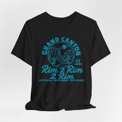Grand Canyon Rim 2 Rim Graphic Tee — 42 Miles Adventure T-Shirt