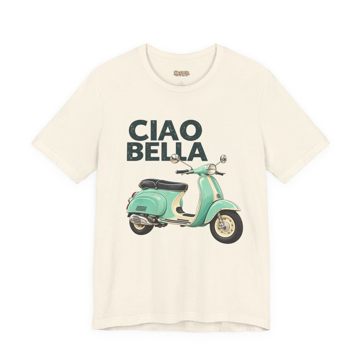 Ciao Bella Vespa Scooter Graphic T-Shirt