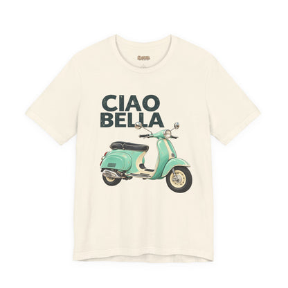 Ciao Bella Vespa Scooter Graphic T-Shirt