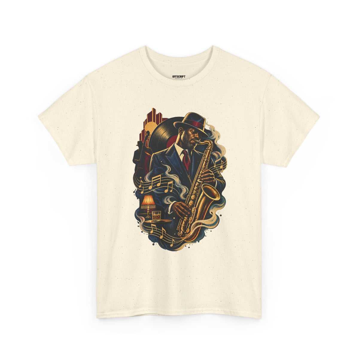 Saxophone Jazz Musician T-Shirt — Vintage Sax Player Tee
