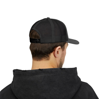 Cowboy Hat Snapback Trucker Cap – Western Rodeo Mesh Back Hat
