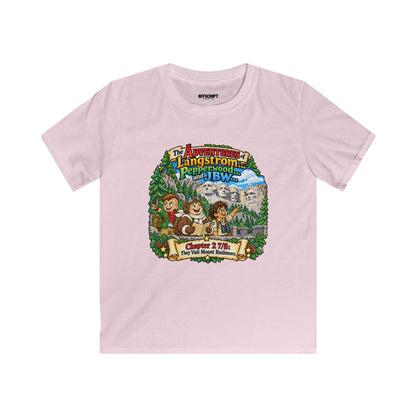 Kids Tee — Adventure of Langstrom Pepperwood Club Vintage Camp Graphic