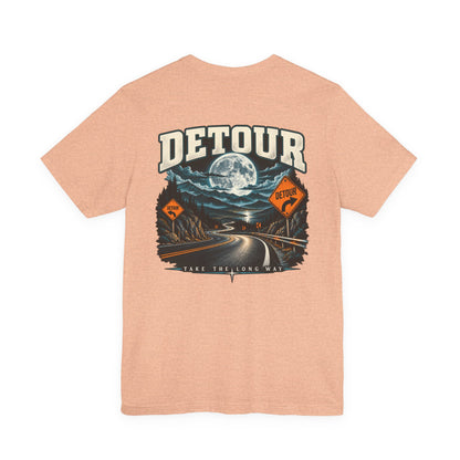 Detour Take the Long Way Road Trip Graphic T-Shirt