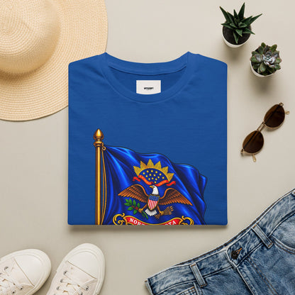 North Dakota Flag T-Shirt — State Seal Liberty & Union Tee