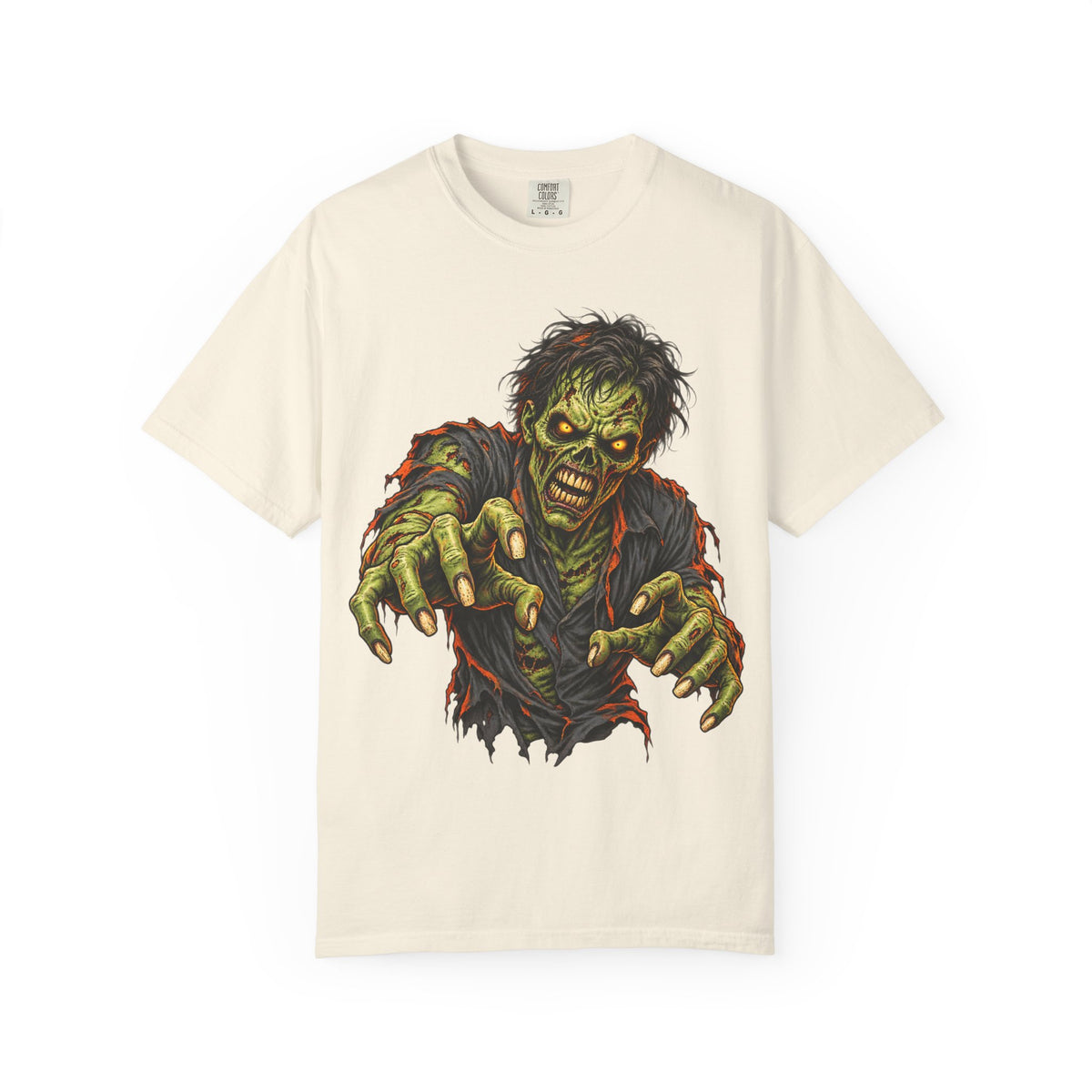 Zombie Attack T‑Shirt — Graphic Horror Tee for Halloween & Horror Fans