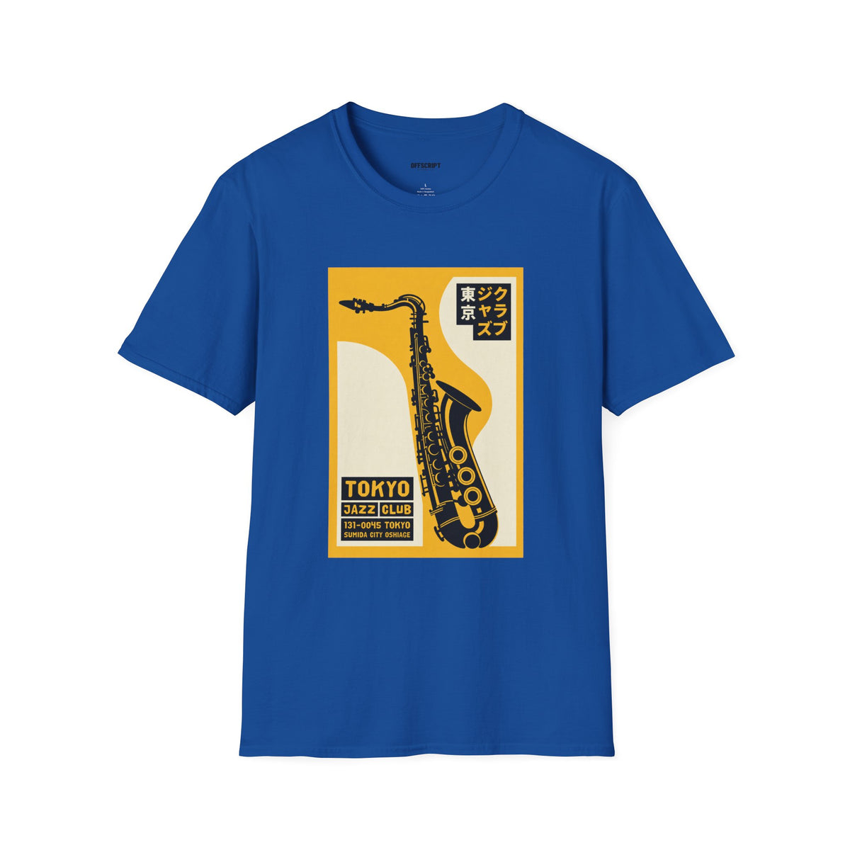 Tokyo Jazz Club Saxophone Poster T-Shirt