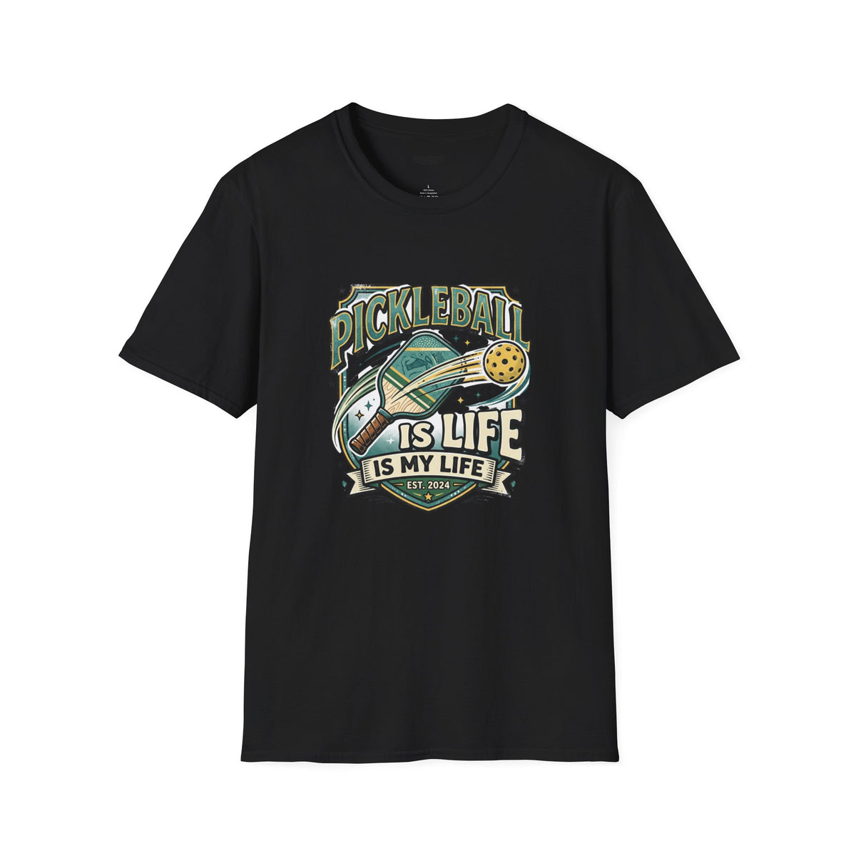 Pickleball Is Life T-Shirt — Retro Paddle & Ball Graphic Tee for Players