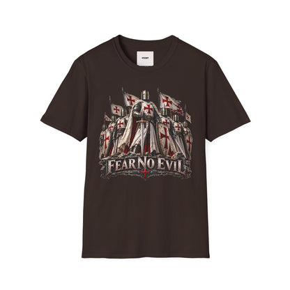 T‑Shirt — Crusader Knight 'Fear No Evil' Graphic Tee