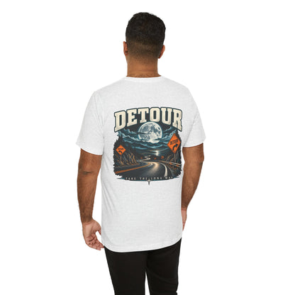 Detour Take the Long Way Road Trip Graphic T-Shirt