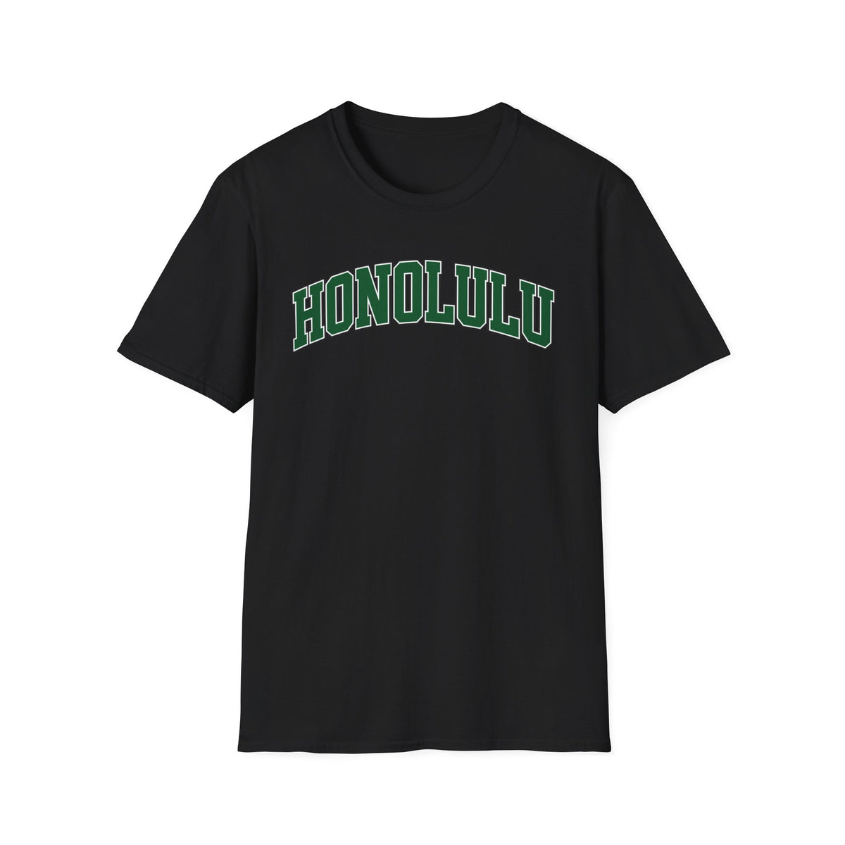 Honolulu Arch Logo T-Shirt — Vintage Collegiate Hawaii Tee