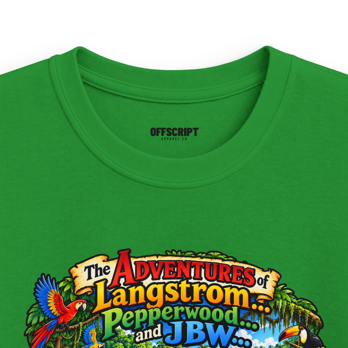 Kids Adventure Tee — 'The Adventures of Langstrom & Pepperwood' Vintage Storybook Graphic