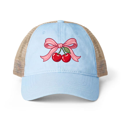 Women's Washed Mesh-Back Cap