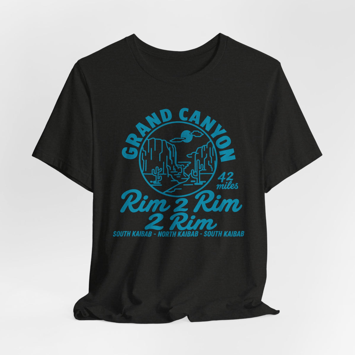 Grand Canyon Rim 2 Rim Graphic Tee — 42 Miles Adventure T-Shirt