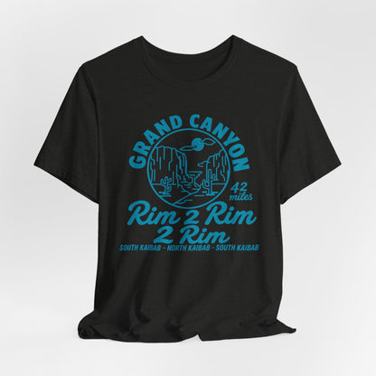 Grand Canyon Rim 2 Rim Graphic Tee — 42 Miles Adventure T-Shirt