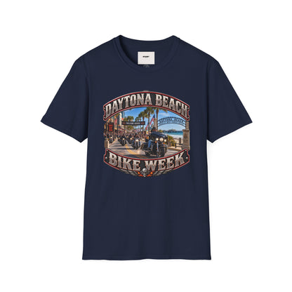 Daytona Beach Bike Week T-Shirt — Vintage Motorcycle Rally Tee