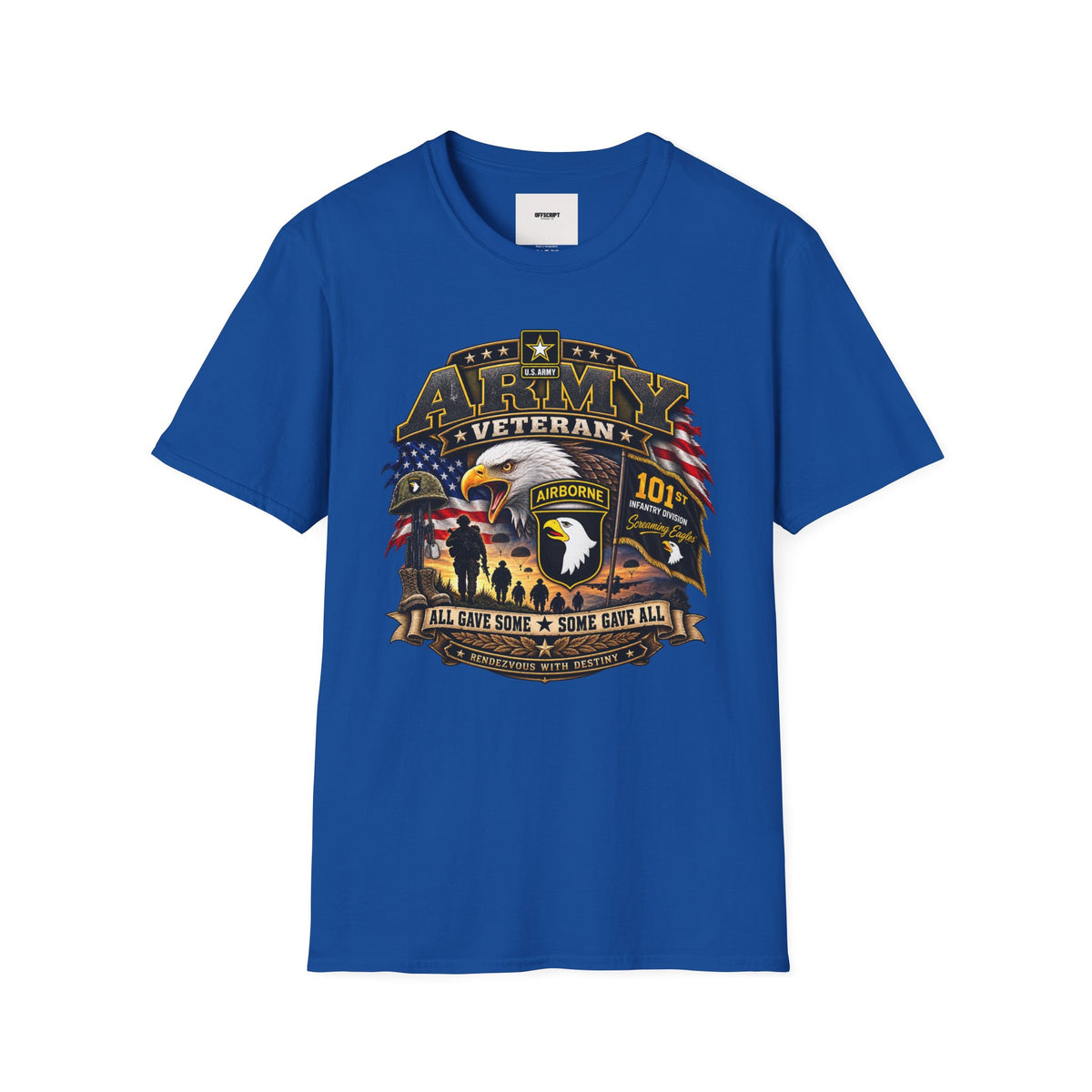 Army Veteran T-Shirt — Patriotic Eagle Airborne Tribute