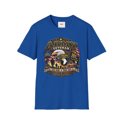 Army Veteran T-Shirt — Patriotic Eagle Airborne Tribute