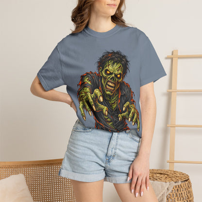 Zombie Attack T‑Shirt — Graphic Horror Tee for Halloween & Horror Fans