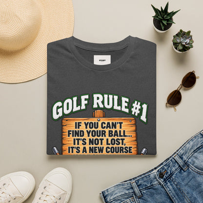Golf Rule #1 T-Shirt — If You Can’t Find Your Ball Funny Golf Shirt