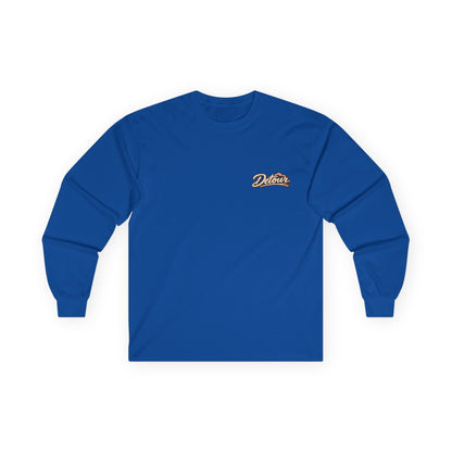 Detour Classic Car Long Sleeve Tee – 'Take The Long Way' Vintage Hot Rod Shirt