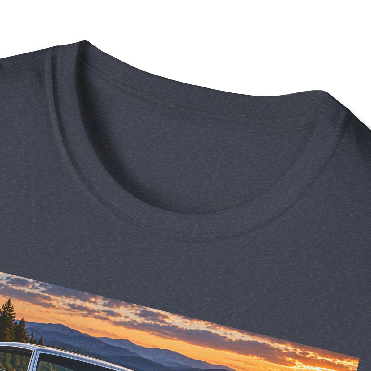 Classic Muscle Car T-Shirt – Vintage Oldsmobile Sunset Graphic Tee