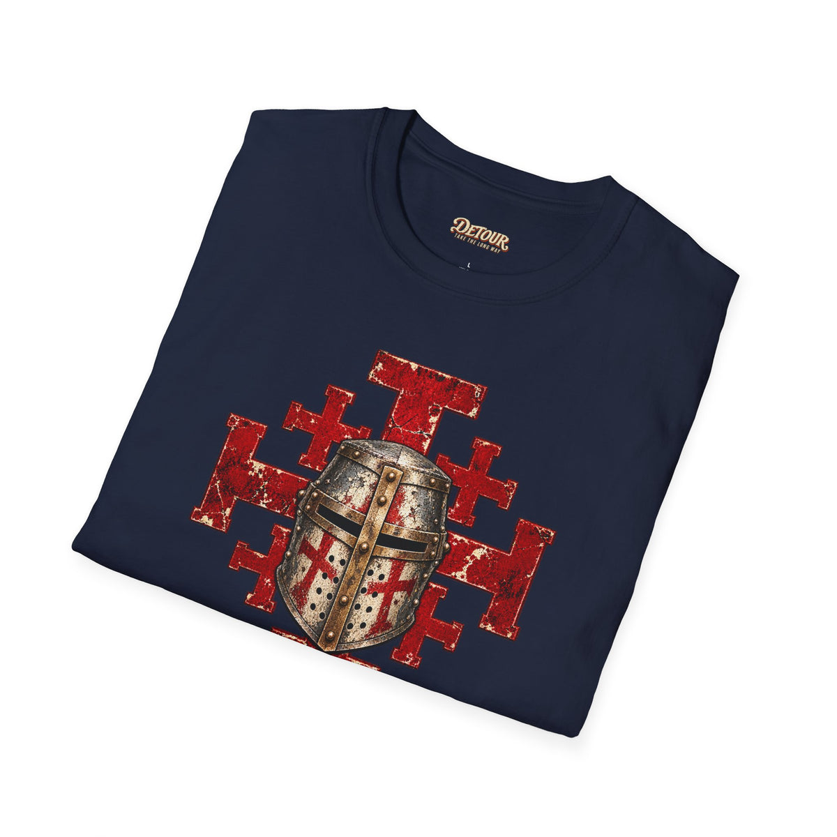 Deus Vult Crusader Shield T-Shirt