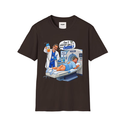 CT Tech T-Shirt — Funny ‘Can I Interest You in a Cocktail?’ Radiology Shirt