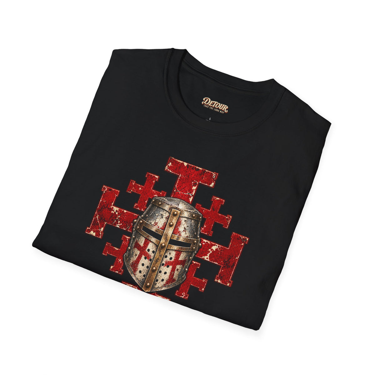 Deus Vult Crusader Shield T-Shirt