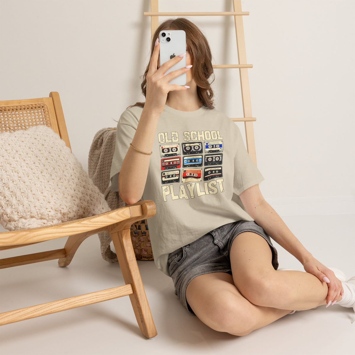 Old School Playlist Cassette Tape T-Shirt
