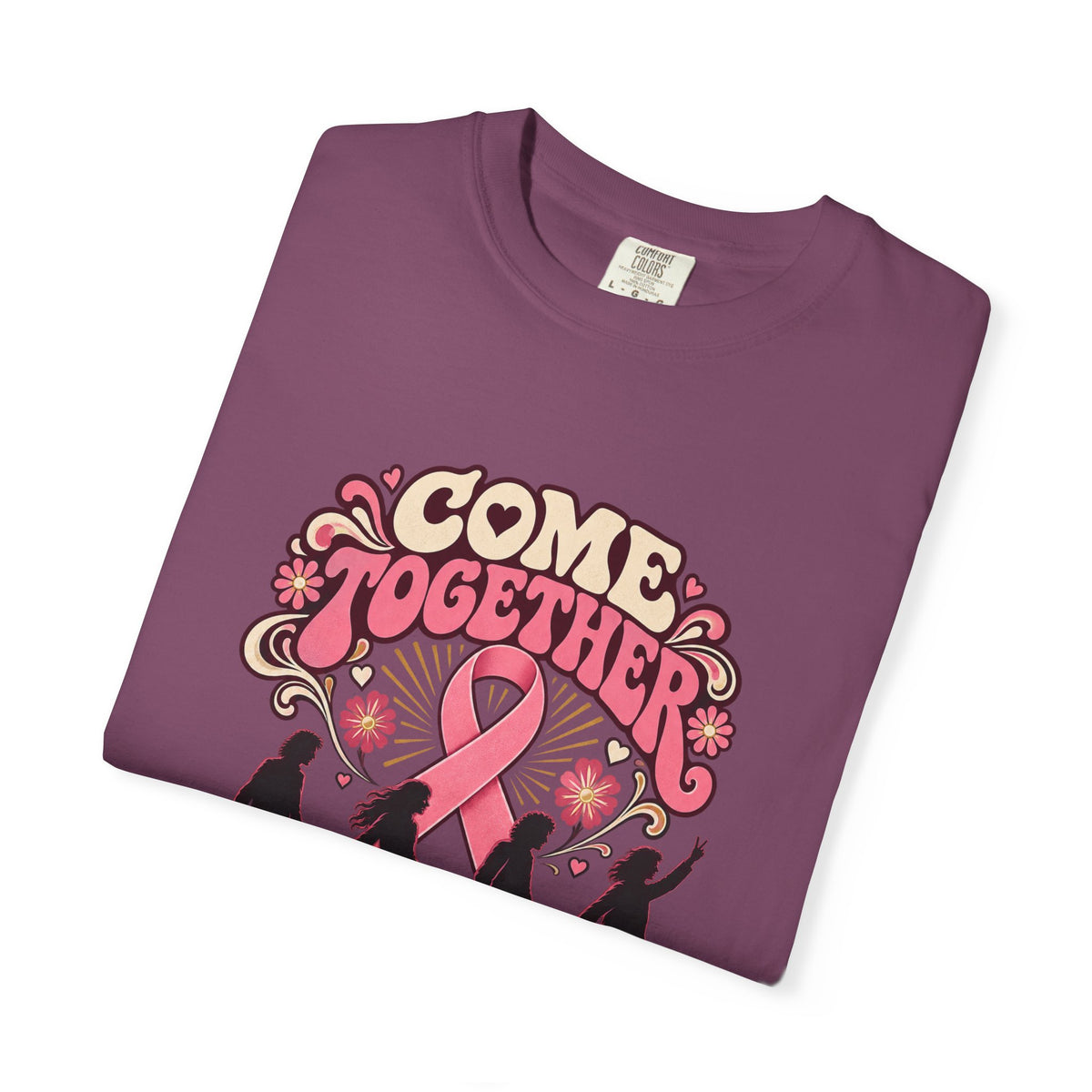 Breast Cancer Awareness 'Come Together for a Cure' T-Shirt