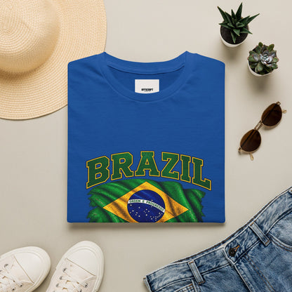 Brazil Flag T-Shirt — BRAZIL with Ordem e Progresso Graphic