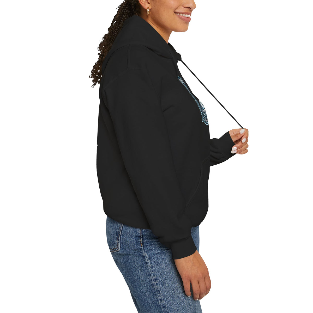 Snowboarding Hoodie – "Snowboarding Life" Graphic Pullover with Backboarder Illustration
