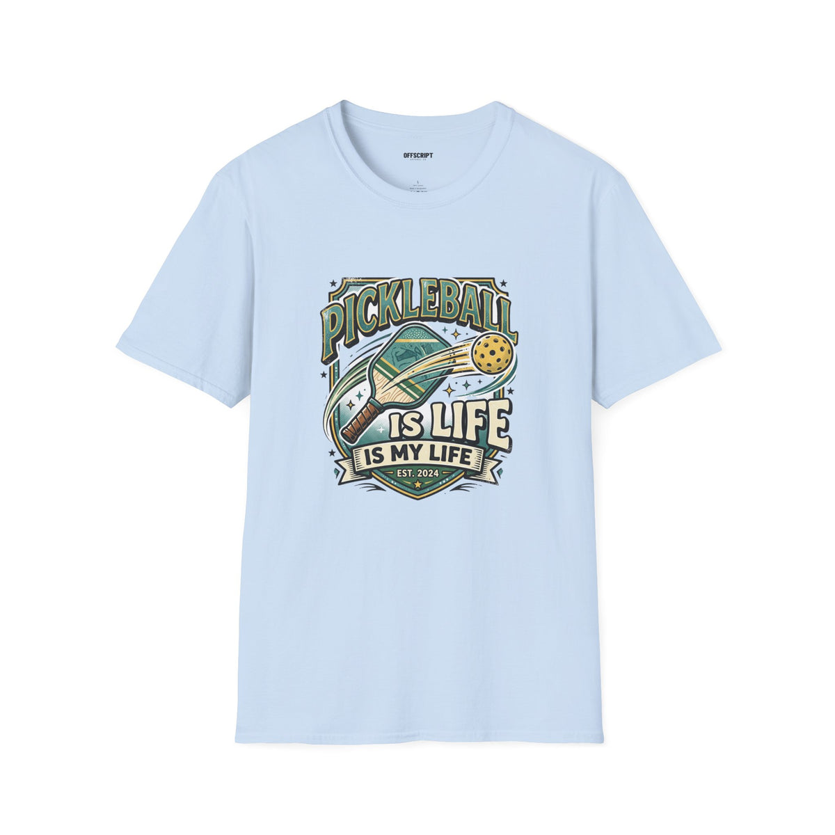 Pickleball Is Life T-Shirt — Retro Paddle & Ball Graphic Tee for Players