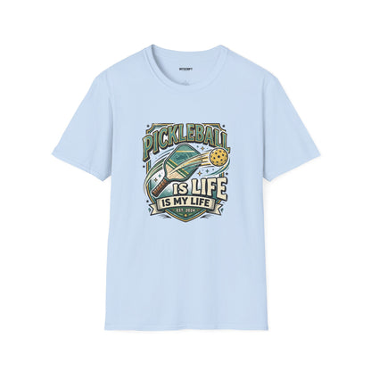 Pickleball Is Life T-Shirt — Retro Paddle & Ball Graphic Tee for Players