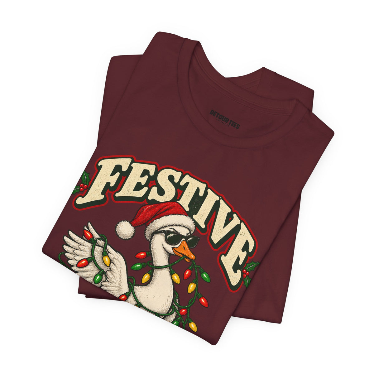 Festive Butterball Turkey Christmas Tee — Holiday Humor Shirt