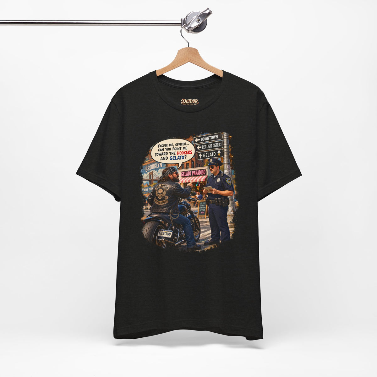 Motorcycle Rider Vintage Graphic Tee